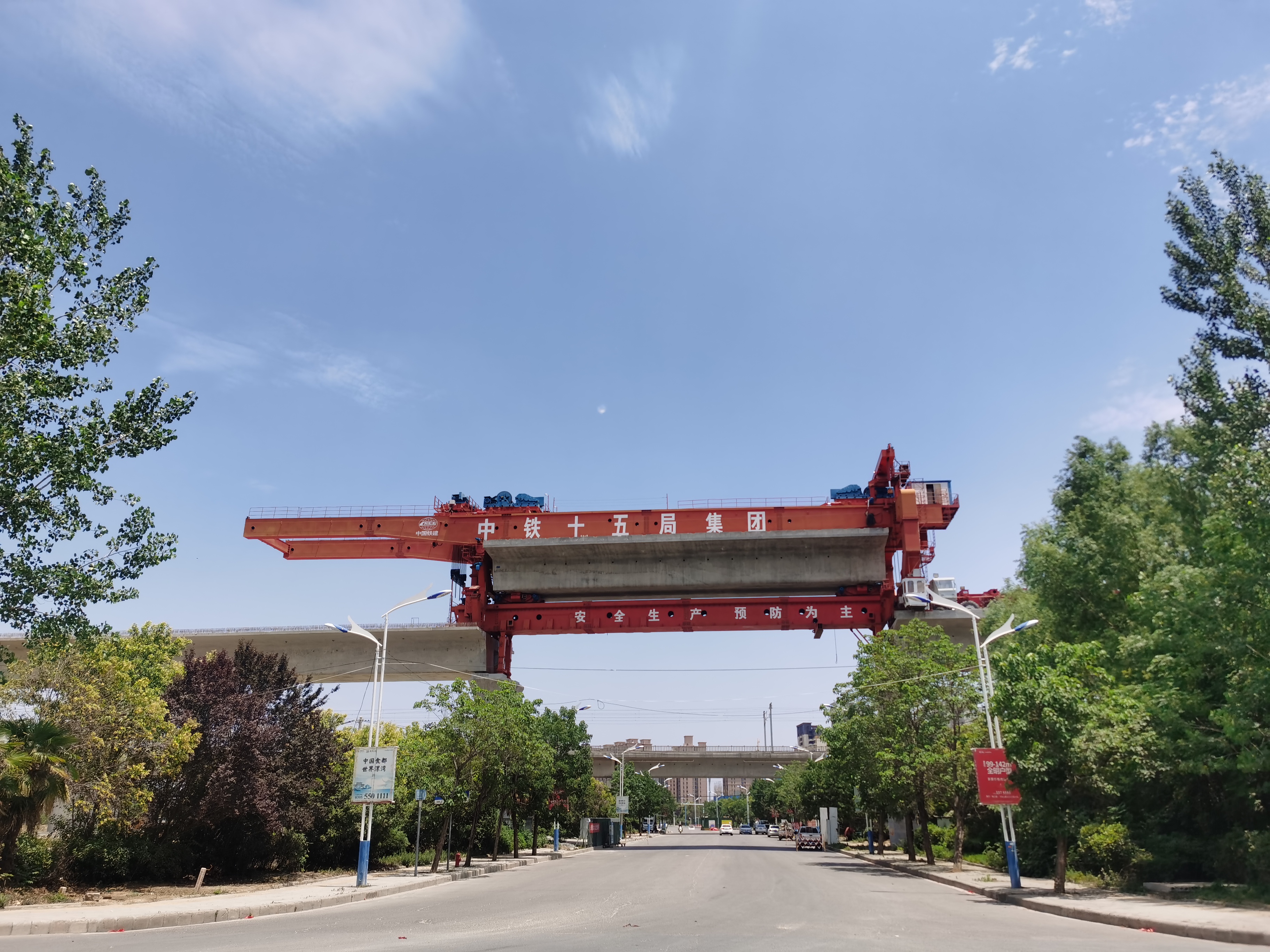 河南三门峡架桥机厂家 架桥机静态倾翻试验配重块堆码方式